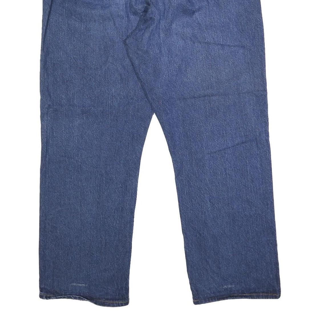 DICKIES Mens Regular Fit Blue Denim Jeans W42 L30 Classic Zip Cotton