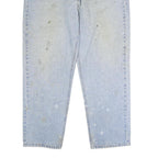 CARHARTT Mens Jeans Blue Regular Straight Denim Light W34 L29 Workwear