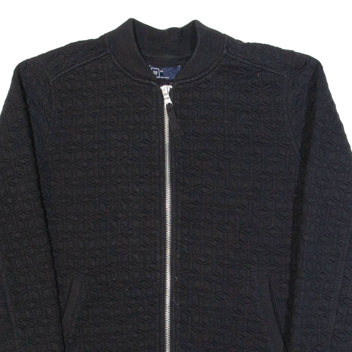 GAP Womens Bomber Jacket Black XS