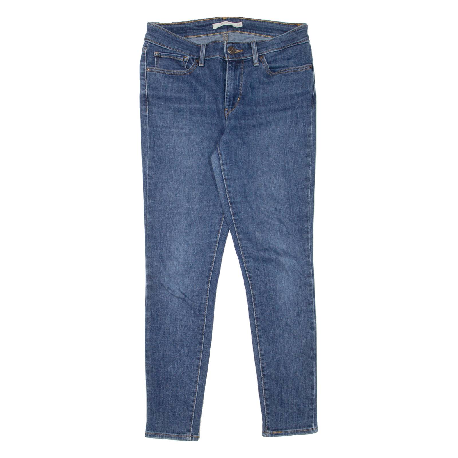 LEVI'S 711 Womens Jeans Blue Slim Skinny W27 L26