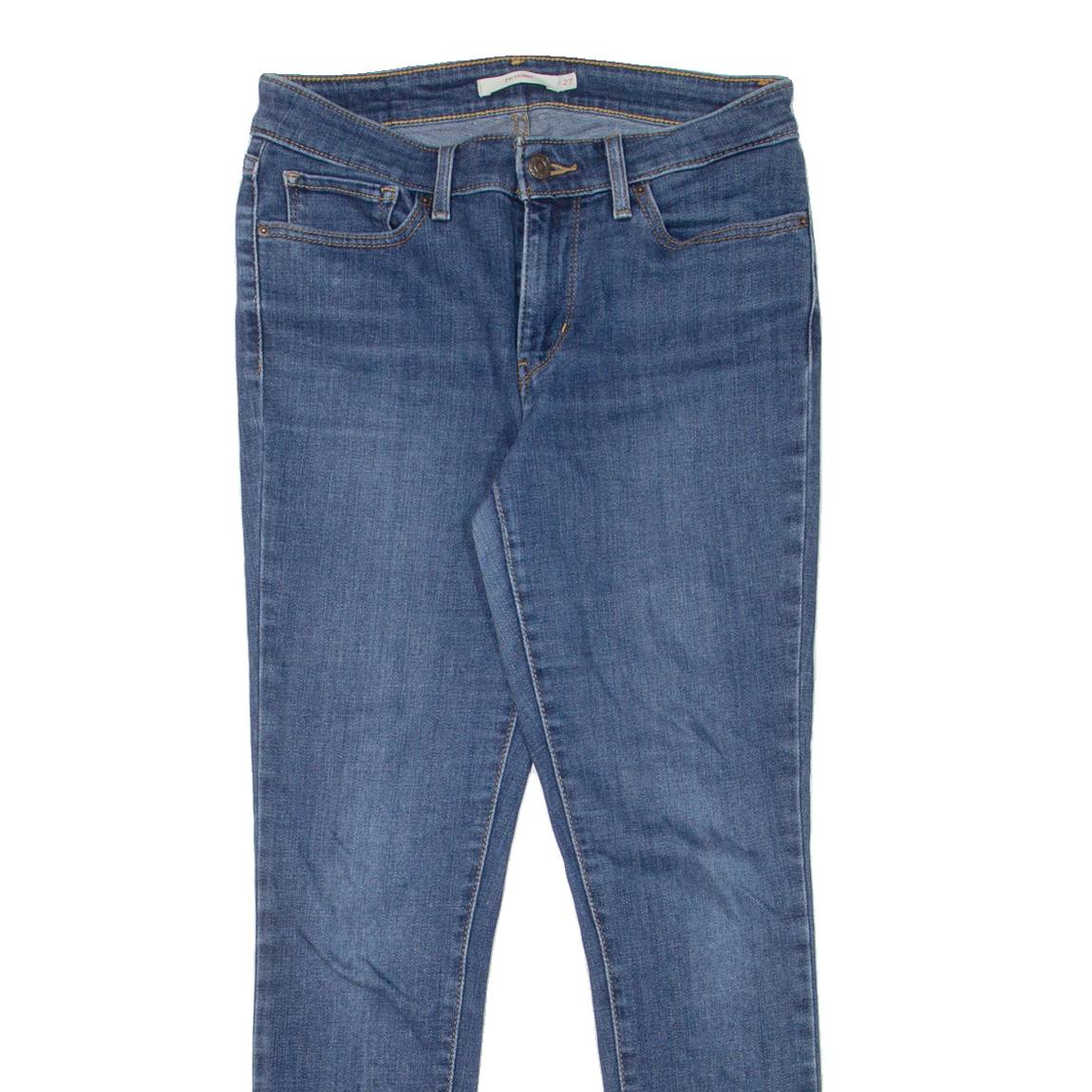 LEVI'S 711 Womens Jeans Blue Slim Skinny W27 L26