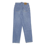 JOHN F GEE Womens Classic Blue Denim Jeans W28 L34 Zip Pocket Straight Fit