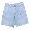 BARBADOS Womens Denim Light Blue Casual Shorts M W34 Summer Style