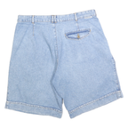 BARBADOS Womens Denim Light Blue Casual Shorts M W34 Summer Style