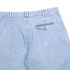 BARBADOS Womens Denim Light Blue Casual Shorts M W34 Summer Style