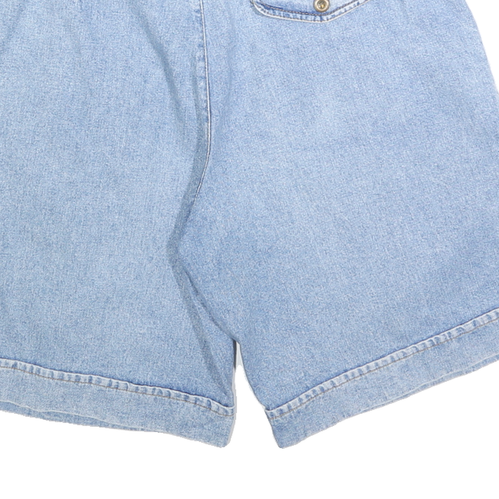 BARBADOS Womens Denim Light Blue Casual Shorts M W34 Summer Style