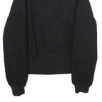 HARLEY DAVIDSON Mens Black Wool Blend Jacket XS Zip Bomber Classic Fit Logo