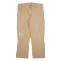 DICKIES Mens Relaxed Beige Denim Casual W38 L30 Paint Splatter Workwear Jeans