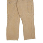 DICKIES Mens Relaxed Beige Denim Casual W38 L30 Paint Splatter Workwear Jeans