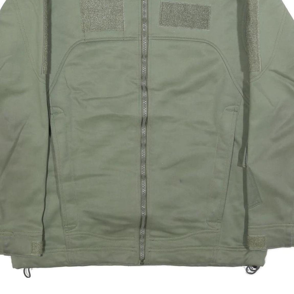 MAS SUF Mens Green Synthetic Zip Jacket S Tactical Military Style Functional