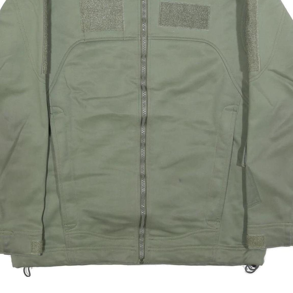 MAS SUF Mens Green Synthetic Zip Jacket S Tactical Military Style Functional