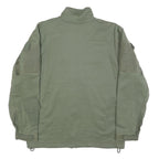 MAS SUF Mens Green Synthetic Zip Jacket S Tactical Military Style Functional