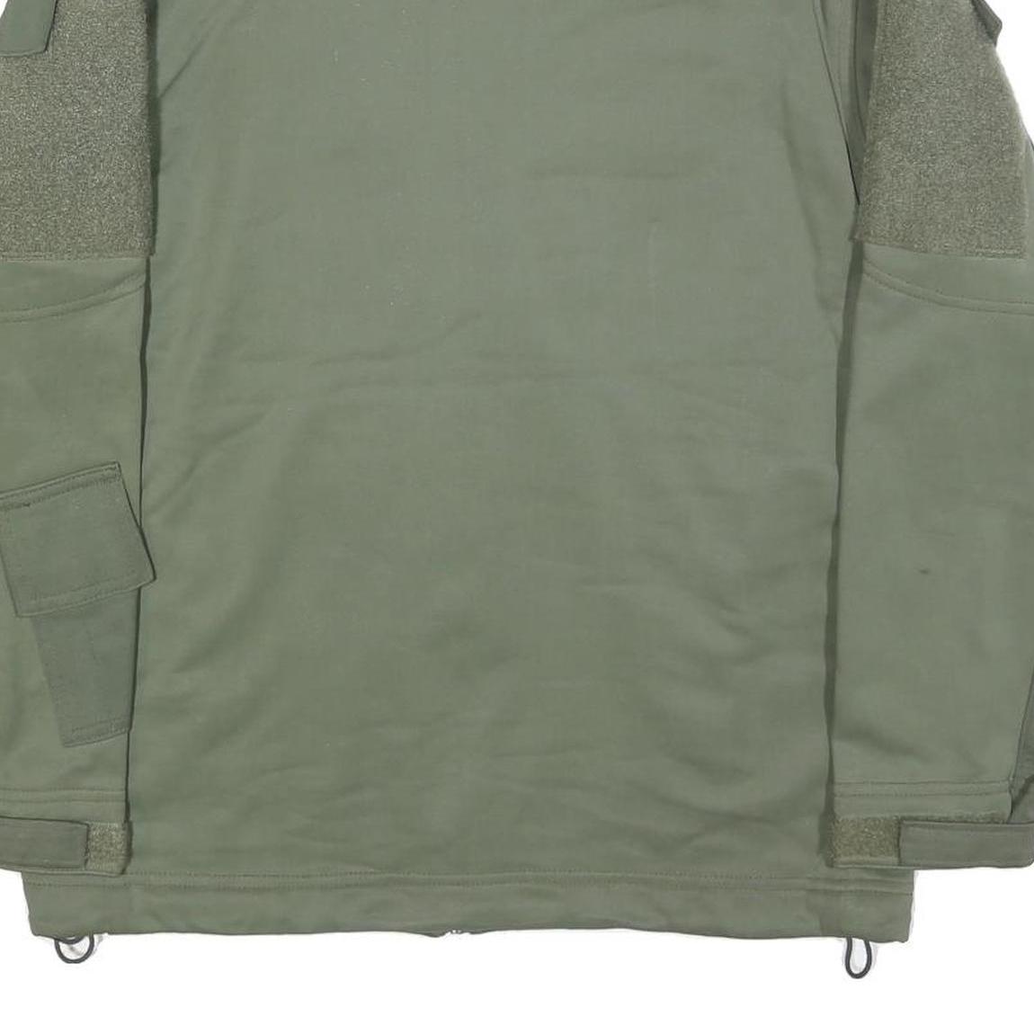 MAS SUF Mens Green Synthetic Zip Jacket S Tactical Military Style Functional