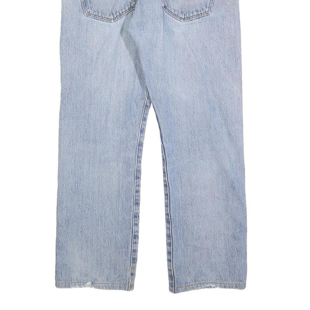 LEVI'S 501 Mens Jeans Blue Regular Straight Denim Light W32 L26 Classic Fit