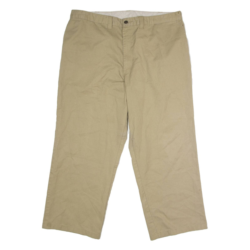 DICKIES Workwear Mens Twill Trousers Beige Regular Straight W40 L27