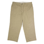 DICKIES Workwear Mens Twill Trousers Beige Regular Straight W40 L27