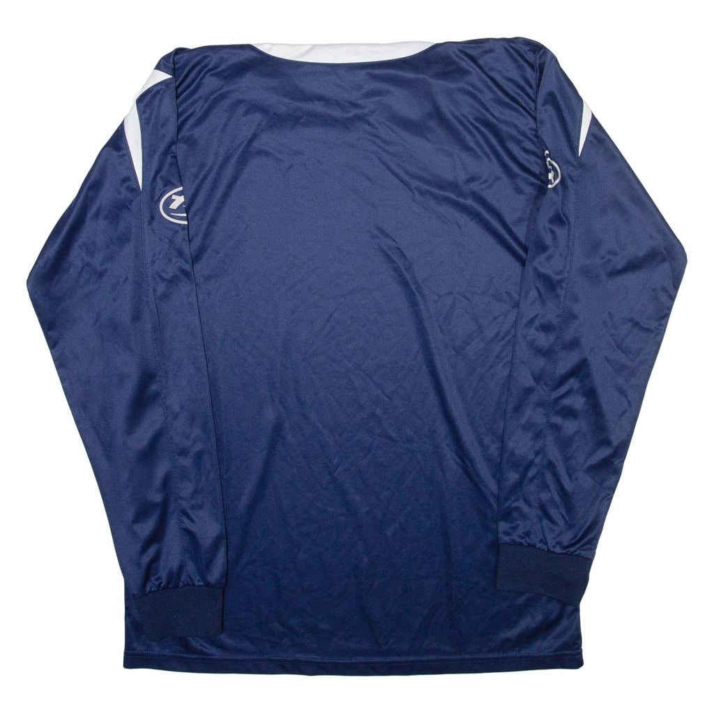 FEEL FREE Mens Jersey Blue Long Sleeve V-Neck L
