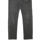 LEVI'S Mens Slim Fit Black Denim Jeans Cotton Blend Zip W30 L29 Classic Stylish