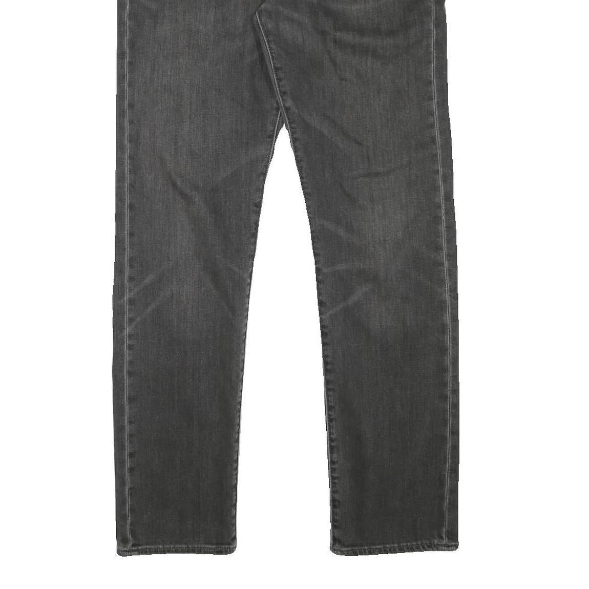 LEVI'S Mens Slim Fit Black Denim Jeans Cotton Blend Zip W30 L29 Classic Stylish