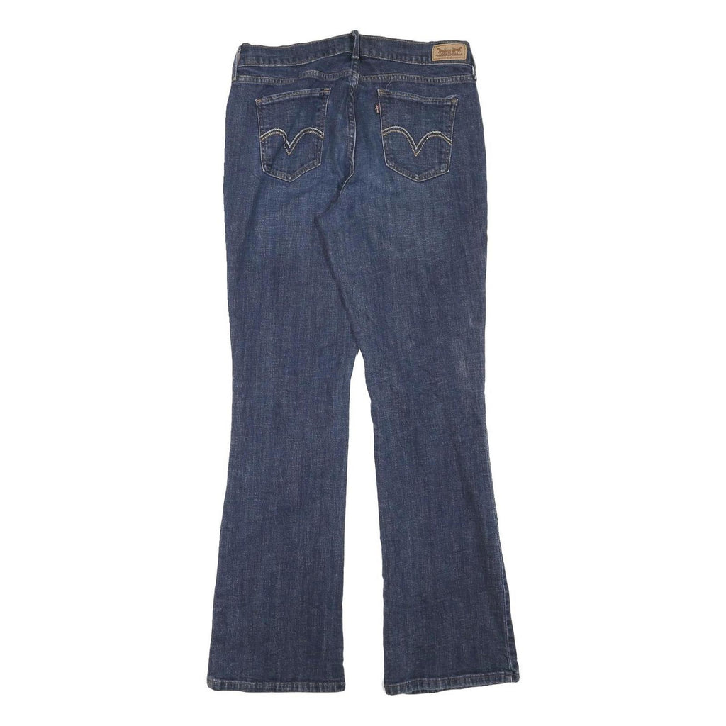 LEVI'S Womens Regular Blue Denim Straight Jeans W30 L32 Classic Cotton Blend Zip