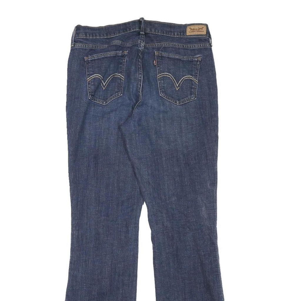 LEVI'S Womens Regular Blue Denim Straight Jeans W30 L32 Classic Cotton Blend Zip