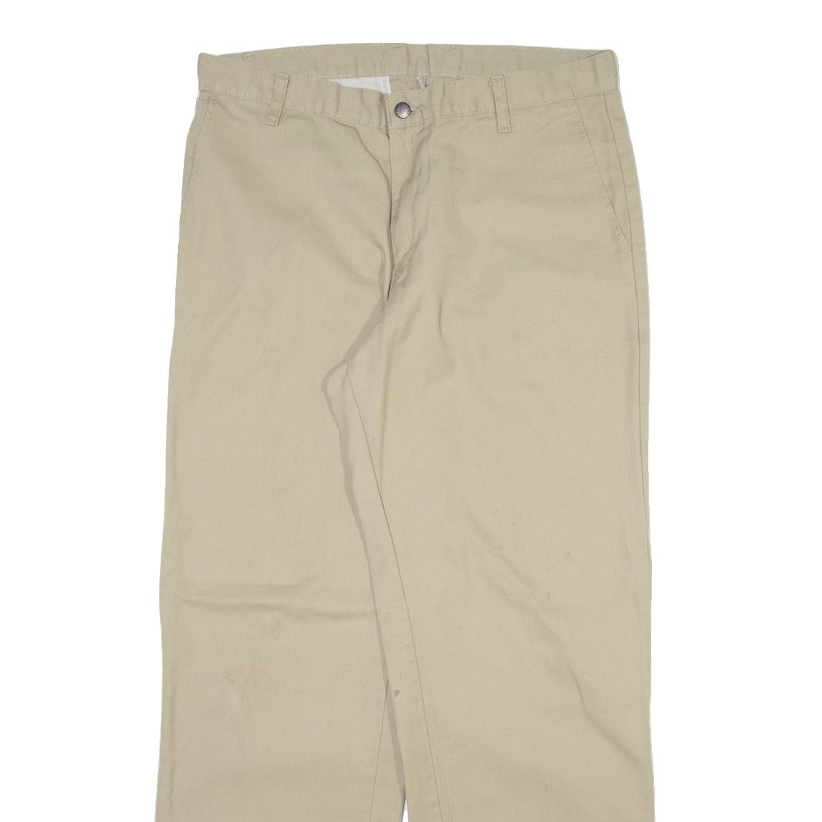 DICKIES Mens Trousers Beige Regular Straight W34 L32