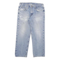 CARHARTT Mens Relaxed Jeans Blue Denim W34 L28 Cotton Blend Zip Casual Workwear