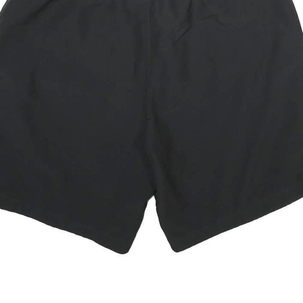 ADIDAS Mens Black Casual Shorts L W30 Sports Three Stripes Logo