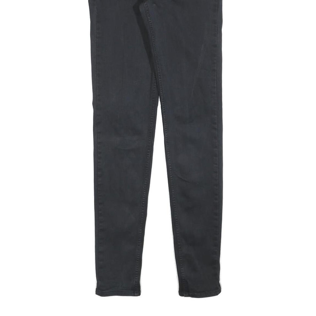 LEVI'S 710 Womens Jeans Black Slim Skinny Denim Medium W28 L32 Stretch