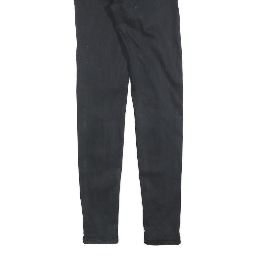 LEVI'S 710 Womens Jeans Black Slim Skinny Denim Medium W28 L32 Stretch