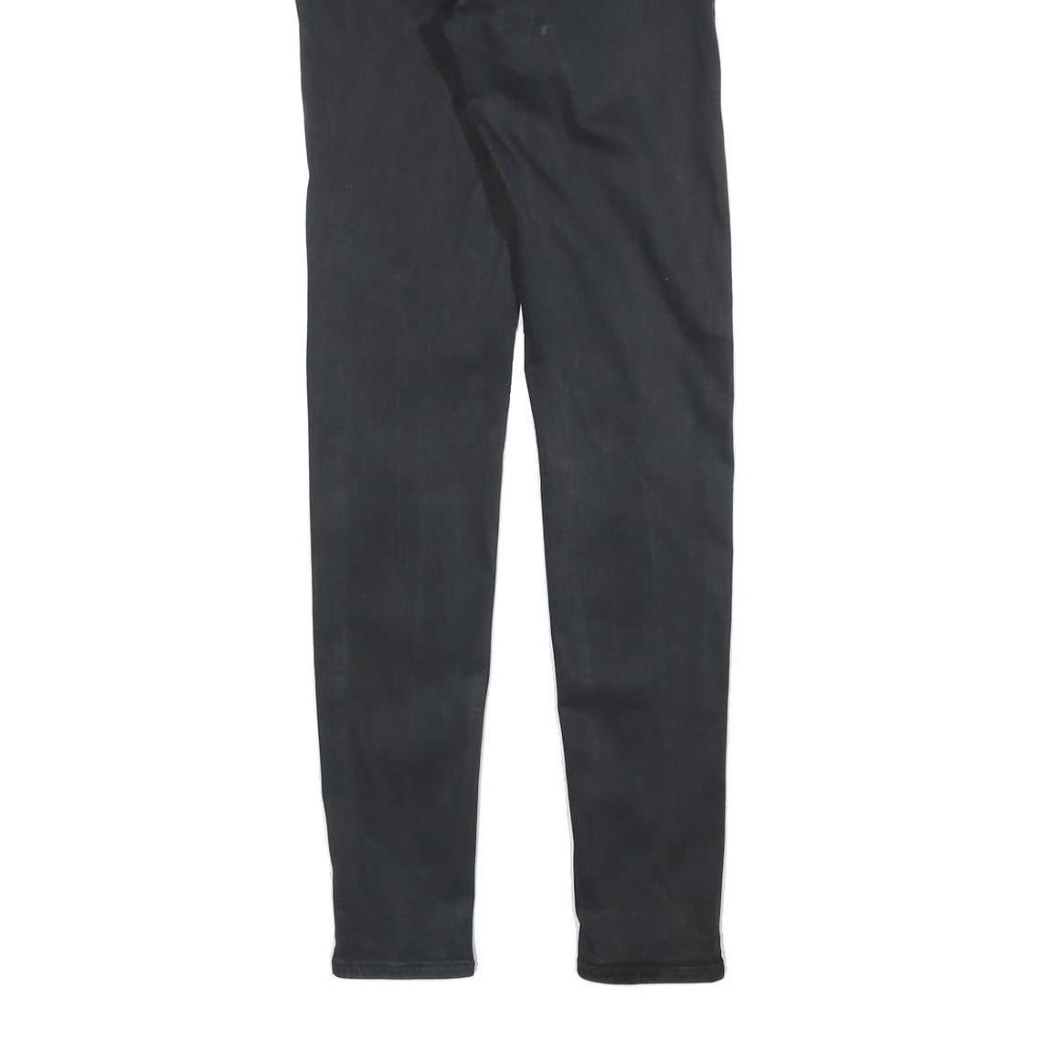 LEVI'S 710 Womens Jeans Black Slim Skinny Denim Medium W28 L32 Stretch