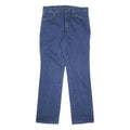 WRANGLER Womens Jeans Blue Regular Straight Denim W33 L32 Classic Cotton Blend