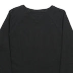 HILFIGER DENIM Mens Black Cotton Blend Crew Neck S Sweatshirt Casual Pullover