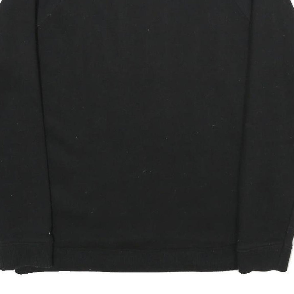 HILFIGER DENIM Mens Black Cotton Blend Crew Neck S Sweatshirt Casual Pullover