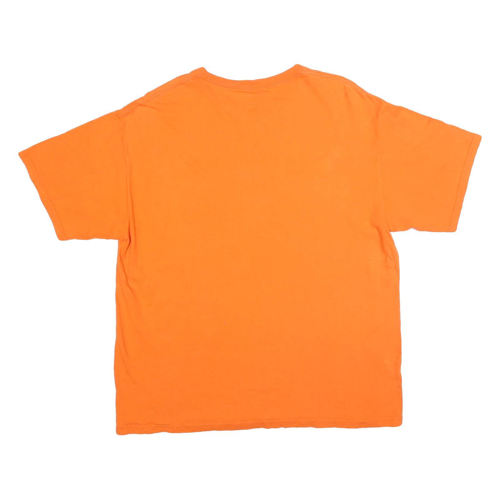 MAJESTIC Mens Orange San Francisco Giants Graphic T-Shirt XL Short Sleeve Crew