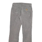 CARHARTT Mens Slim Grey Denim Slim Jeans W29 L32 Casual Everyday Wear