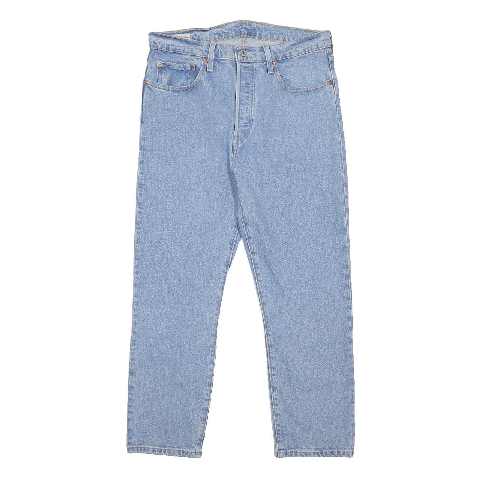 LEVI'S 501 BIG E Womens Jeans Blue Regular Straight Denim Light W31 L26 Iconic