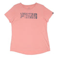 PUMA Womens Pink Graphic T-Shirt UK 16 Short Sleeve Round Neck Casual Wear
