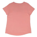 PUMA Womens Pink Graphic T-Shirt UK 16 Short Sleeve Round Neck Casual Wear