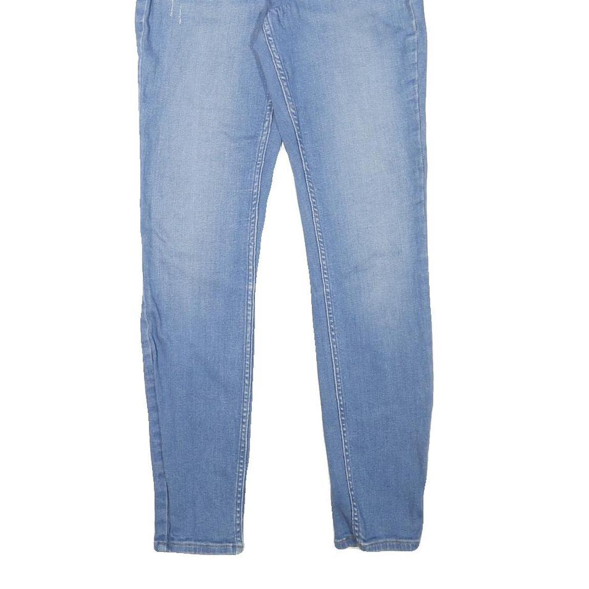 CALVIN KLEIN JEANS Womens Slim Light Blue Denim Skinny Cotton Blend W26 L28