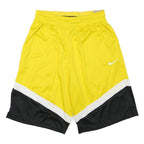 NIKE Mens Yellow Black Casual Shorts M W28 Polyester Sportswear Gym