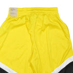 NIKE Mens Yellow Black Casual Shorts M W28 Polyester Sportswear Gym