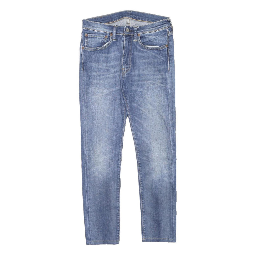 LEVI'S 519 Mens Jeans Blue Regular Skinny Denim Light W31 L28 Zip Cotton Blend