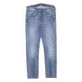 LEVI'S 519 Mens Jeans Blue Regular Skinny Denim Light W31 L28 Zip Cotton Blend