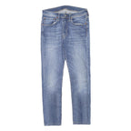 LEVI'S 519 Mens Jeans Blue Regular Skinny Denim Light W31 L28 Zip Cotton Blend