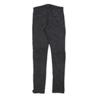 GUESS Mens Slim Black Denim Jeans W30 L32 Classic Zip Cotton Blend Stylish