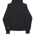 CHAMPION REVERSE WEAVE Womens Black Hoodie S Cotton Classic Pullover Sweatshirt