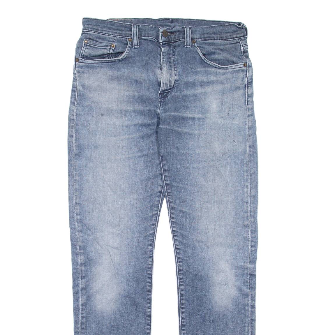 LEVI'S 502 Jeans Mens Blue Regular Tapered Stone Wash W30 L32