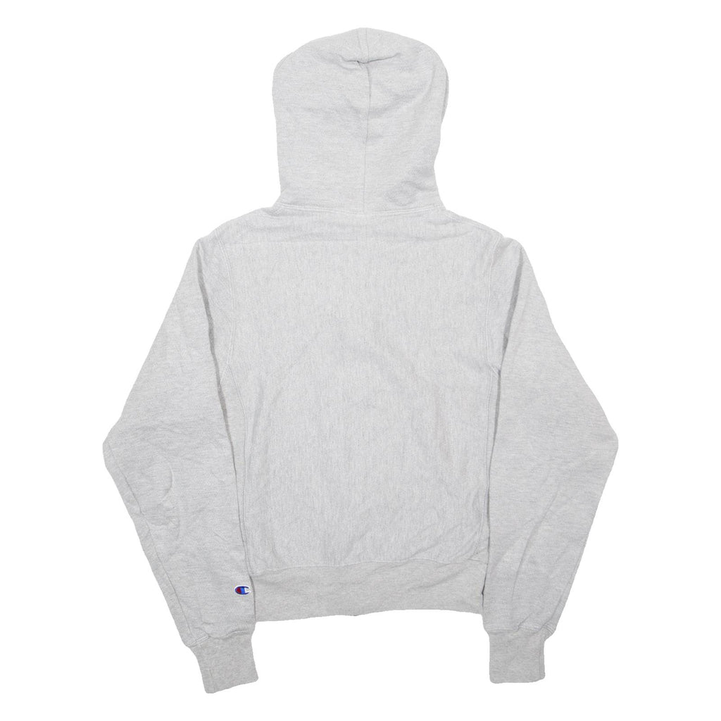 CHAMPION REVERSE WEAVE Womens Grey Hoodie Full Zip XS