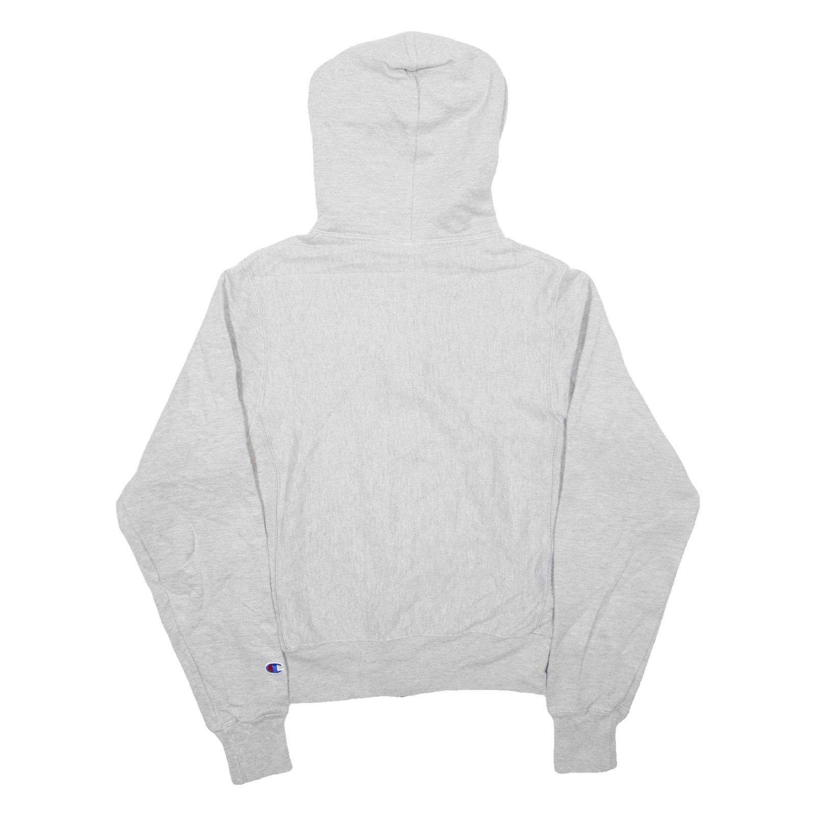 CHAMPION REVERSE WEAVE Womens Grey Hoodie Full Zip XS